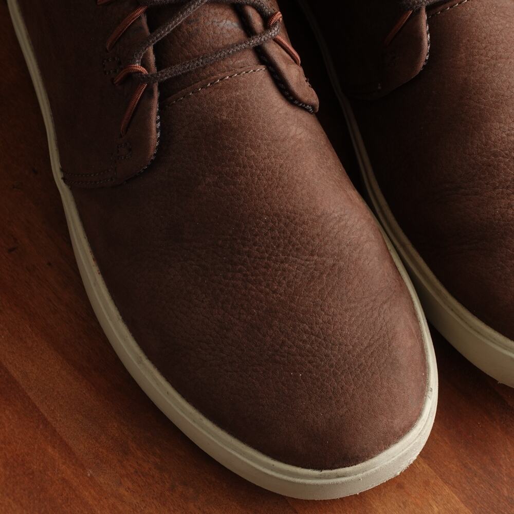 OluKai Boots Mens Size 9 Brown Nana Hele Chukka Leather Comfort Casual Walking - Picture 4 of 13